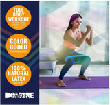 Resistance Exercise Bands, 10" x 2", Set of 8 Accessories ZUP Boards