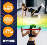 Resistance Exercise Bands, 10" x 2", Set of 8 Accessories ZUP Boards