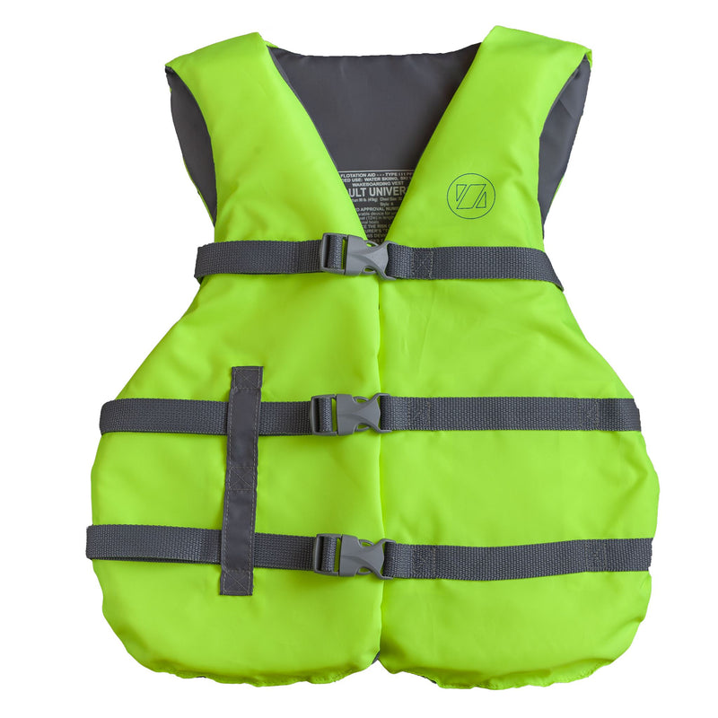 Universal Adult 4pk w/ Bag Life Jackets ZUP Boards 