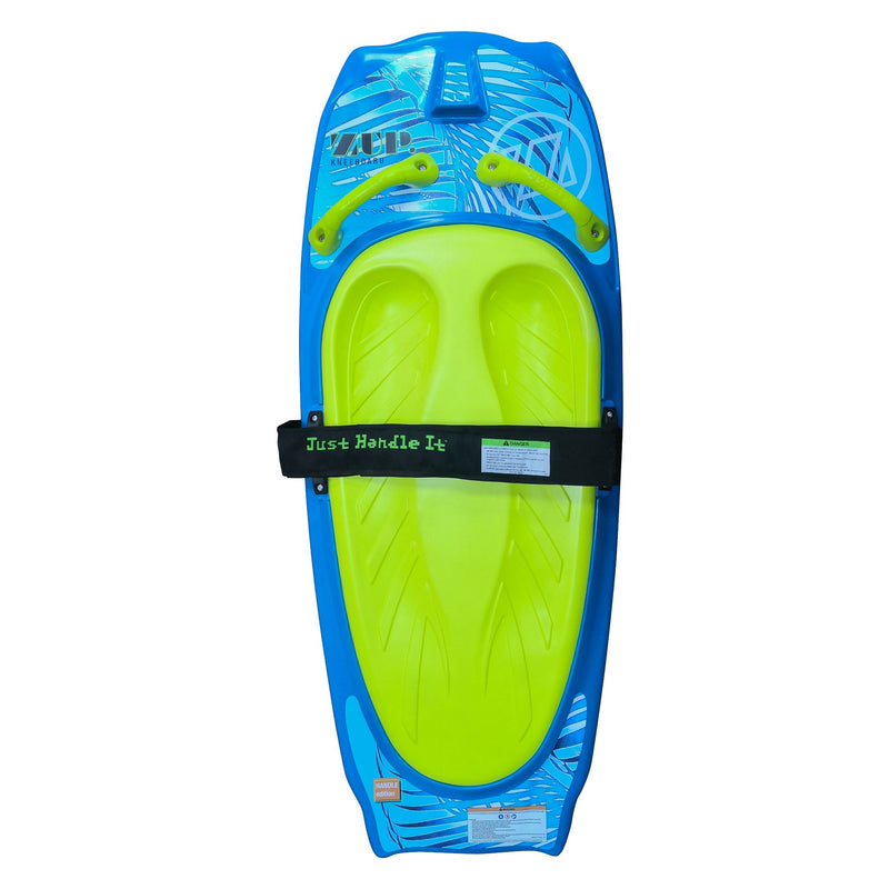 Handle It Kneeboard ZUP Boards Blue w/ Lime Pad 