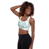 Nw New ZUP White Padded Sports Bra ZUP Boards 