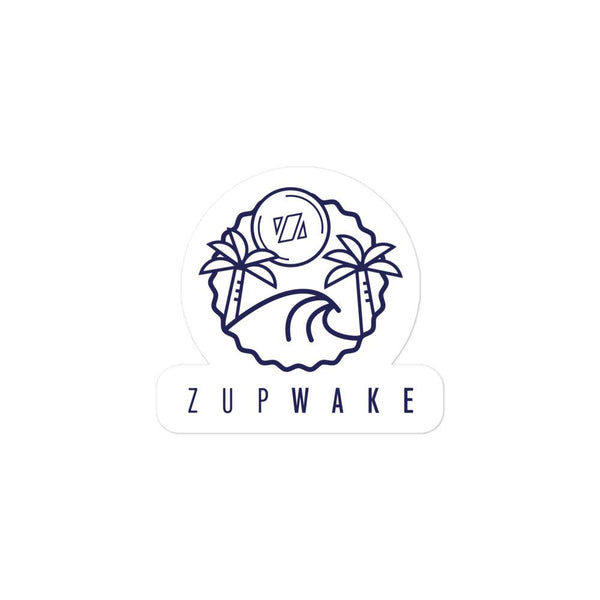 Kids ZUPWake Wave Sticker ZUP Boards 3″×3″ 