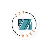 ZUPWAKE Logo Sticker ZUP Boards 4″×4″ 