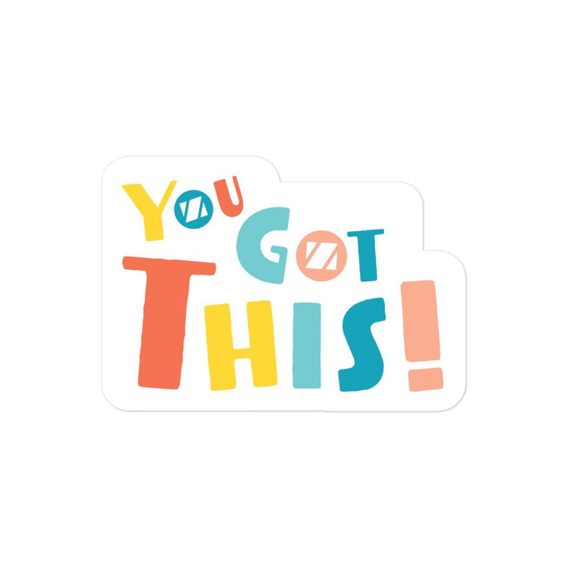 YouGotThis! Sticker ZUP Boards 4″×4″ 