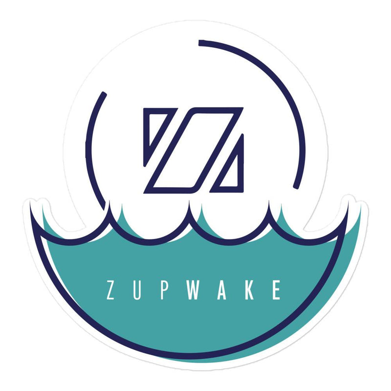 ZUPWAKE Wave Sticker ZUP Boards 5.5″×5.5″ 