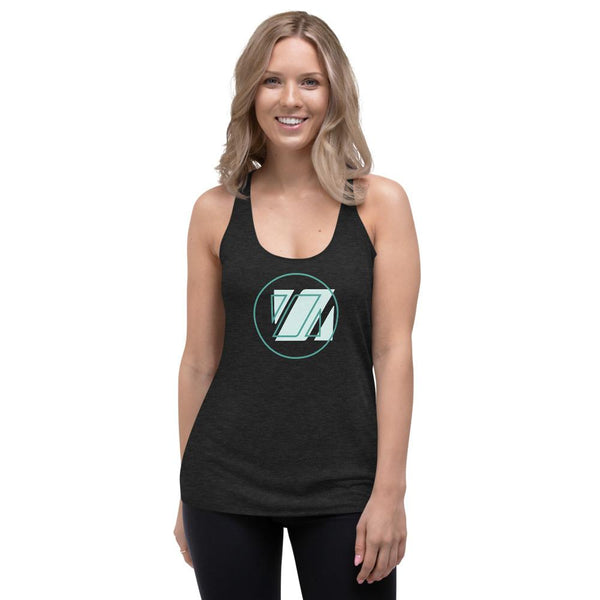 New New ZUP Racerback Tank ZUP Boards Charcoal-Black Triblend S 