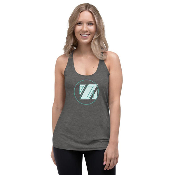 New New ZUP Racerback Tank ZUP Boards Grey Triblend S 
